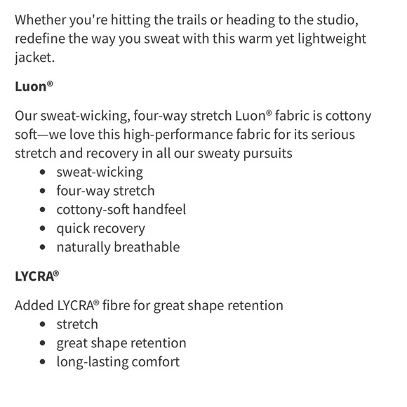 NWT Lululemon Define Jacket Black Luon Size 4 - Picture 9 of 10